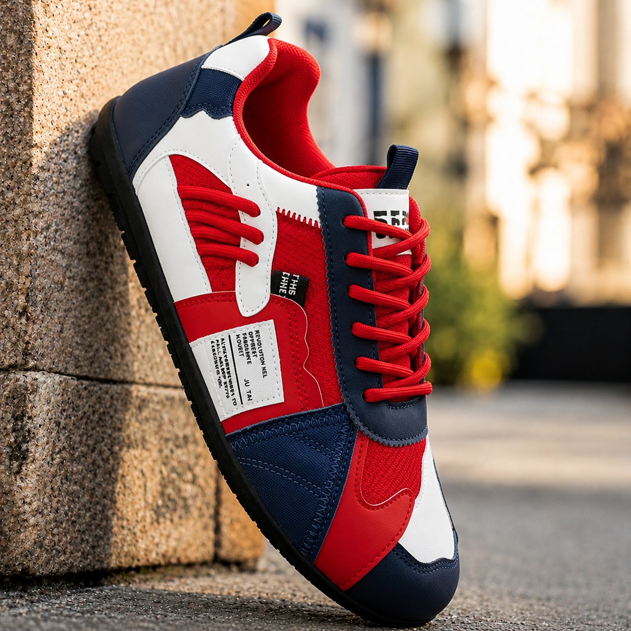 Tommaso | Coloured Retro Sneakers