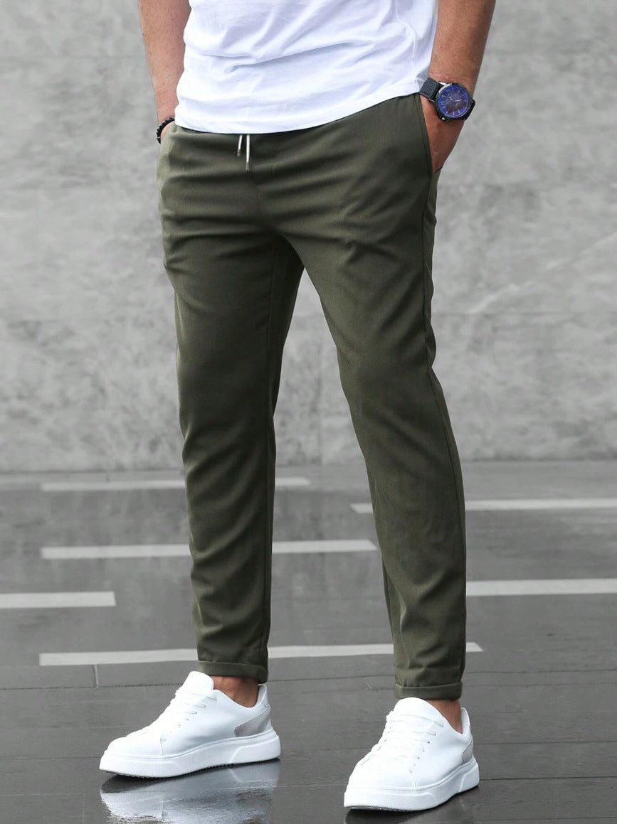 Bronko | Premium Lekkie Spodnie Casualowe Straight Leg
