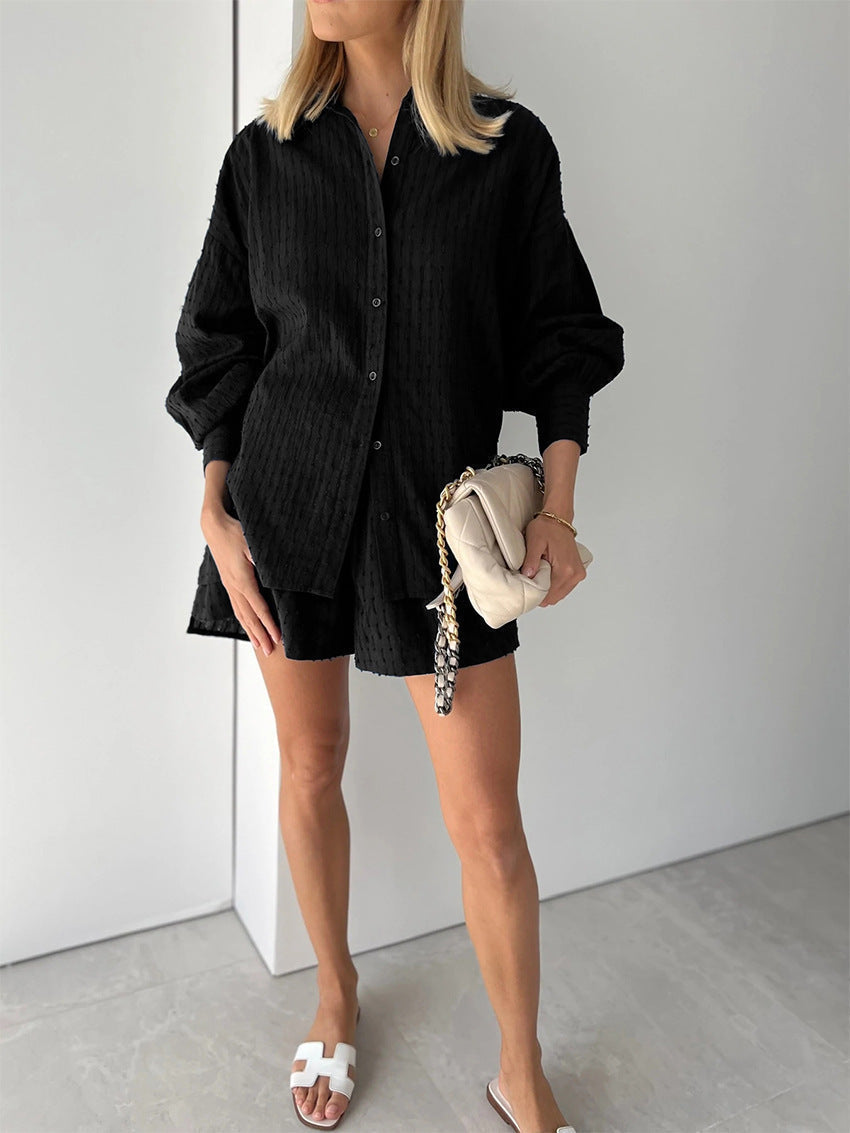 Elizabeth | Breezy Shirt And Shorts Set