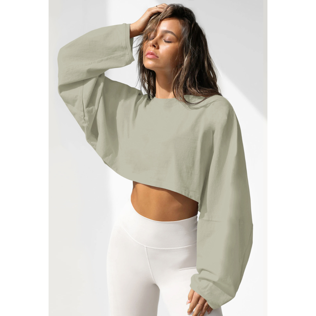 Skye | Casualowa Krótka Bluza Pullover