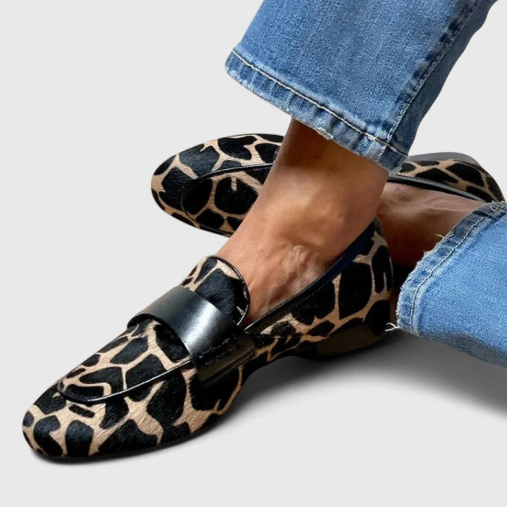 Anne | Leopard Loafers