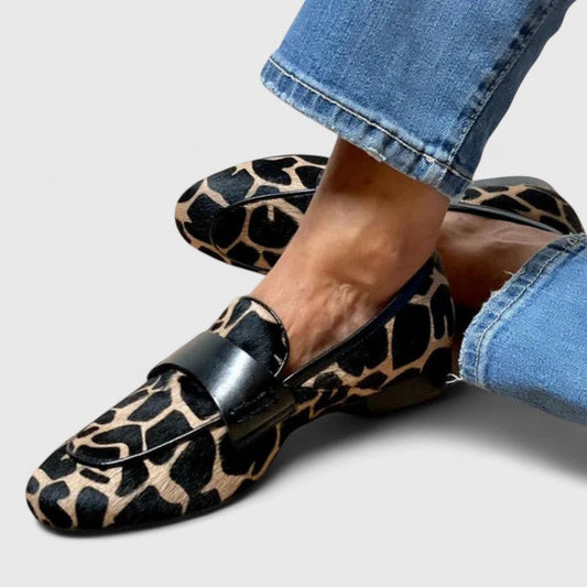 Anne | Leopard Loafers