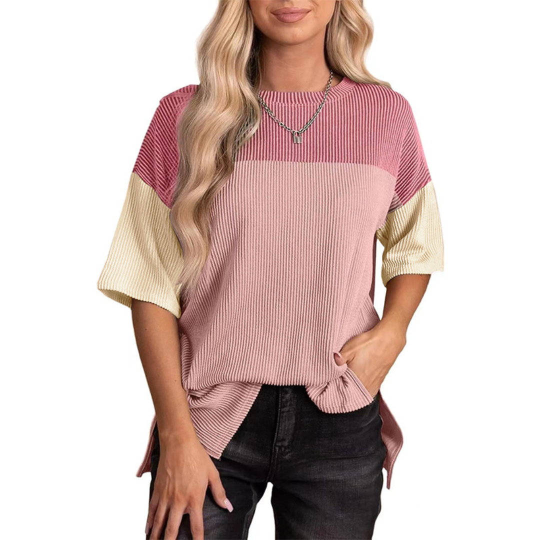 Brynlue | Casual Loose Fit Striped Summer Top