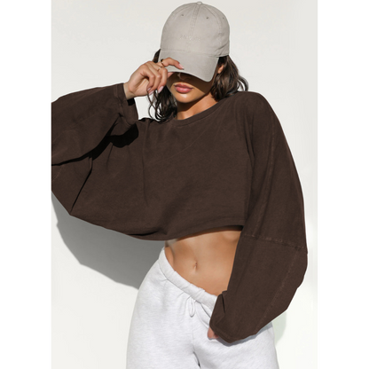 Skye | Casualowa Krótka Bluza Pullover