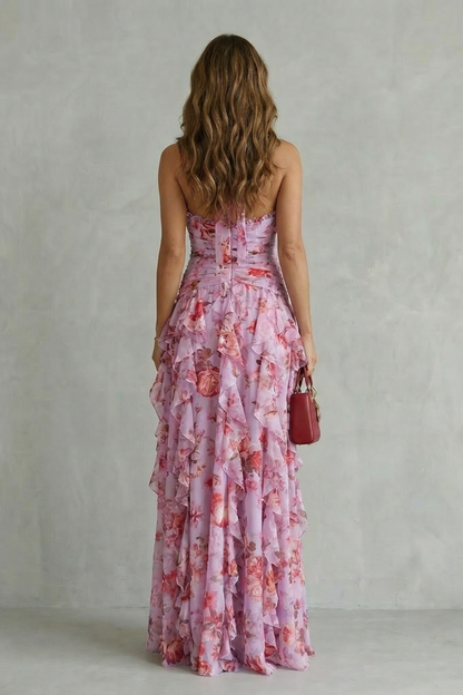 Fleur | Sukienka Maxi z Halterem