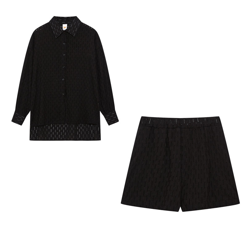 Elizabeth | Breezy Shirt And Shorts Set