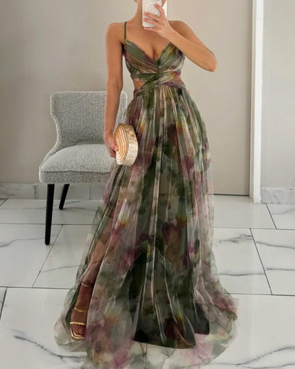 Floral | Elegant Maxi Dress