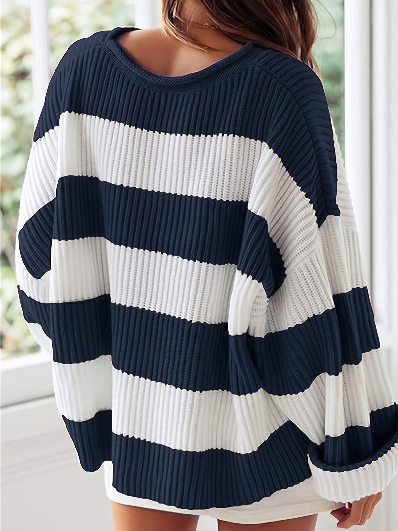 Florence | Striped Crewneck Knit