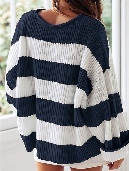 Florence | Striped Crewneck Knit