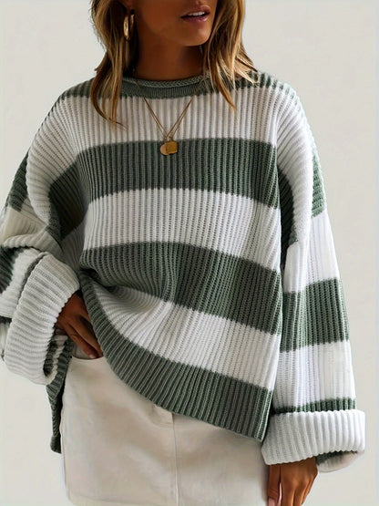 Florence | Striped Crewneck Knit