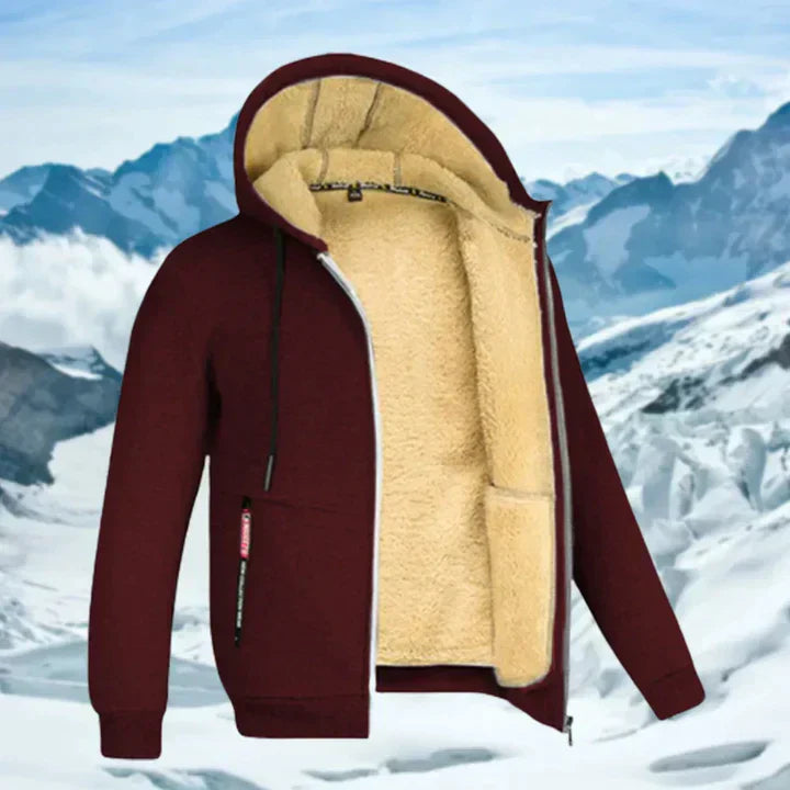 Bennett | Hooded winter fleece jacket
