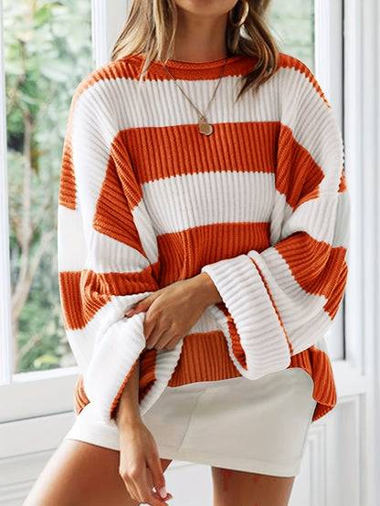 Florence | Striped Crewneck Knit