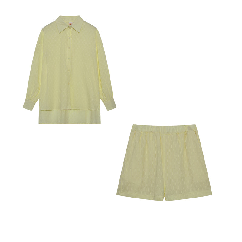 Elizabeth | Breezy Shirt And Shorts Set