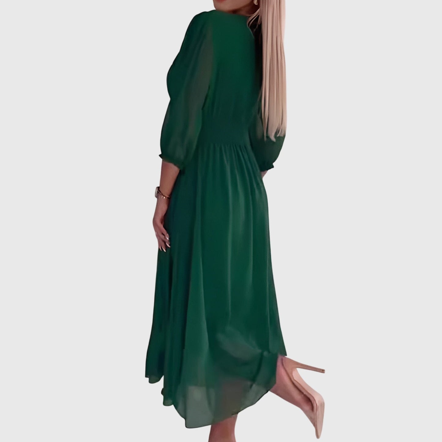 Selene | Elegant chiffon occasion dress