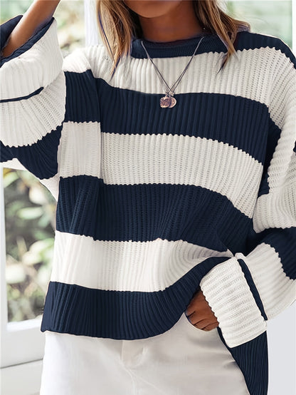 Florence | Striped Crewneck Knit