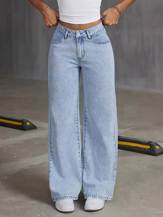 Phin | Trendy High-Waisted Denim