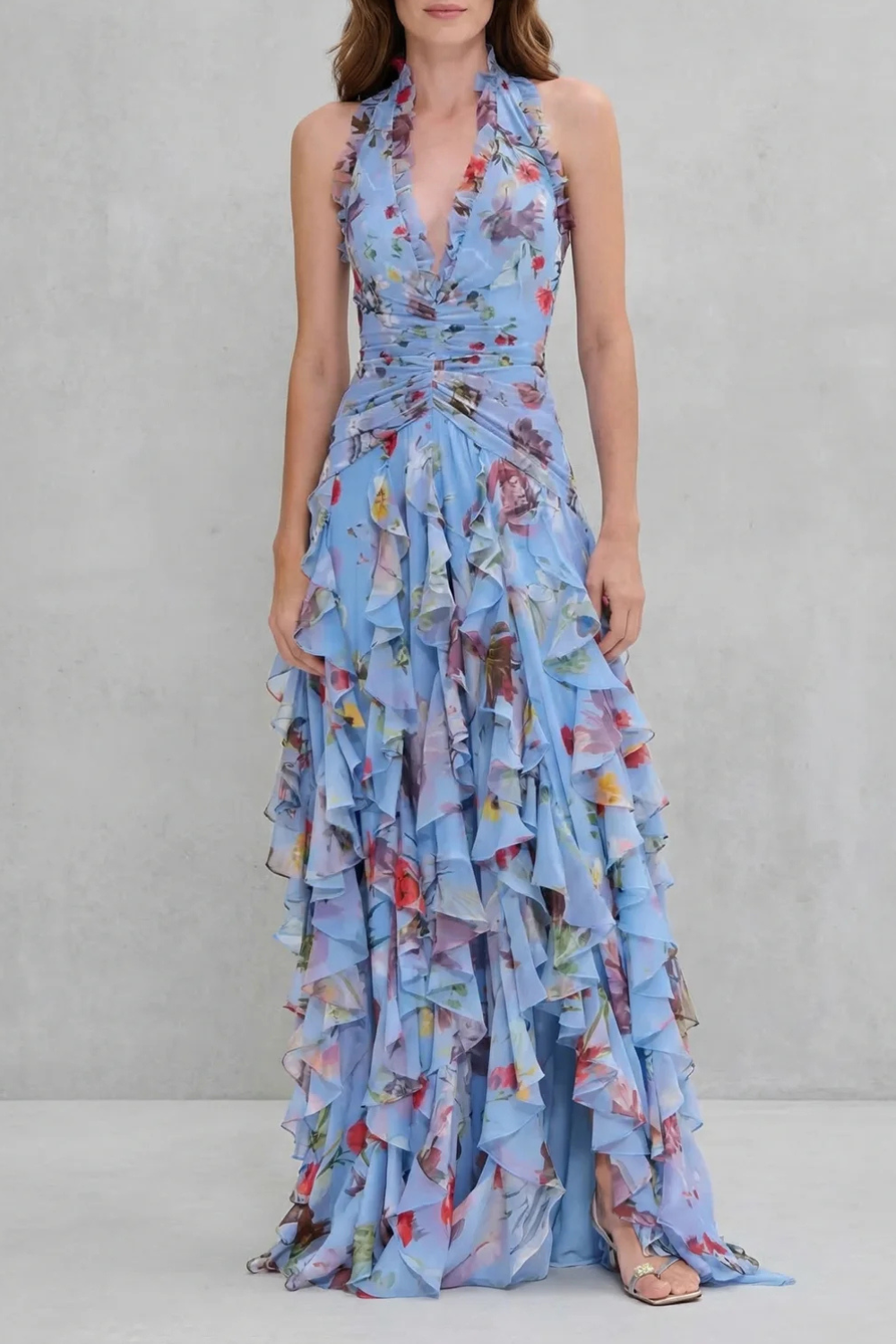 Fleur | Sukienka Maxi z Halterem