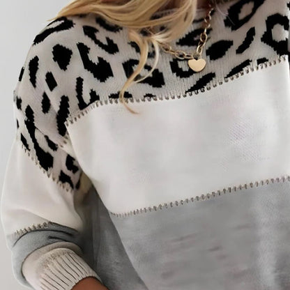 Emily | Leopard Knit Sweater