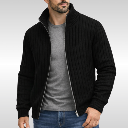 Dario | Classic Zip Knit Vest