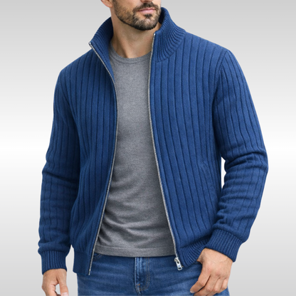 Dario | Classic Zip Knit Vest