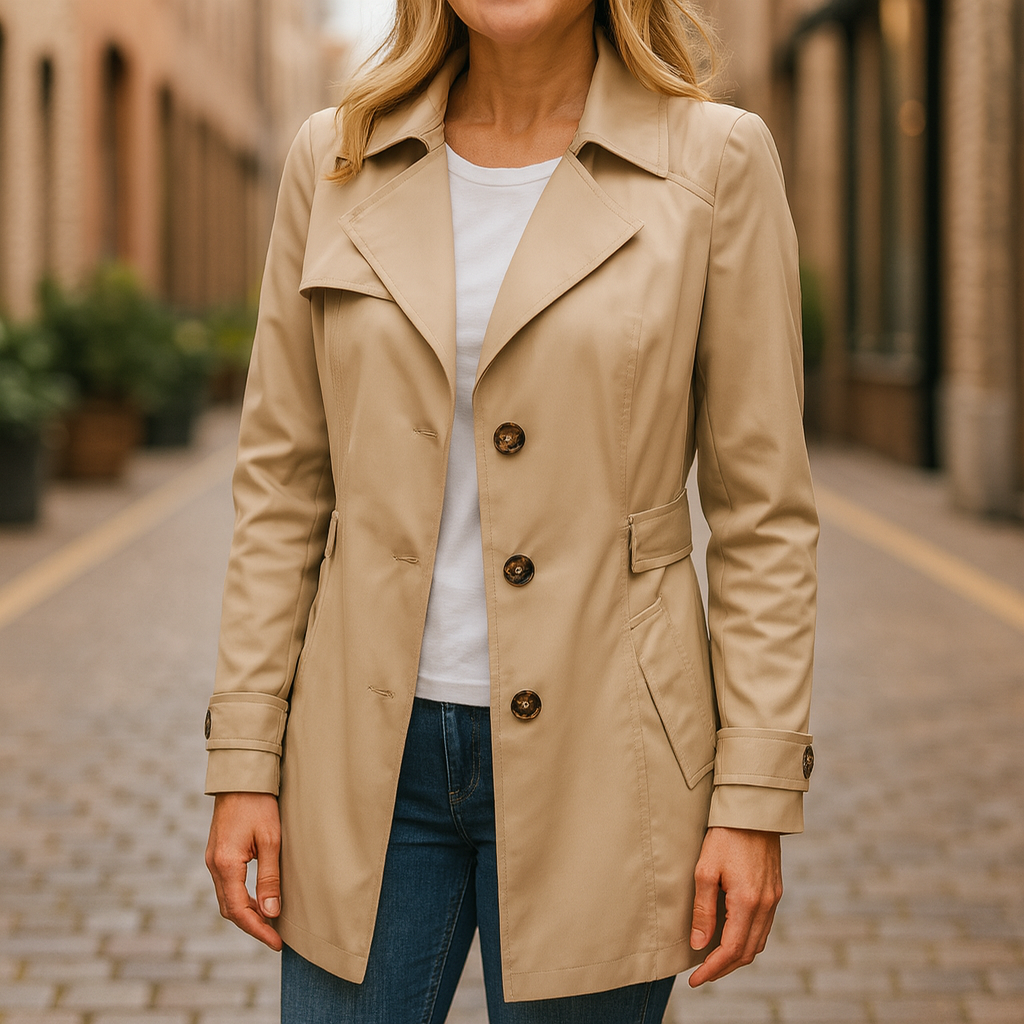 Jade | Refined Autumn Trench Coat