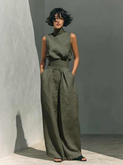 Moreau | Women’s Wide-Leg Cotton Set