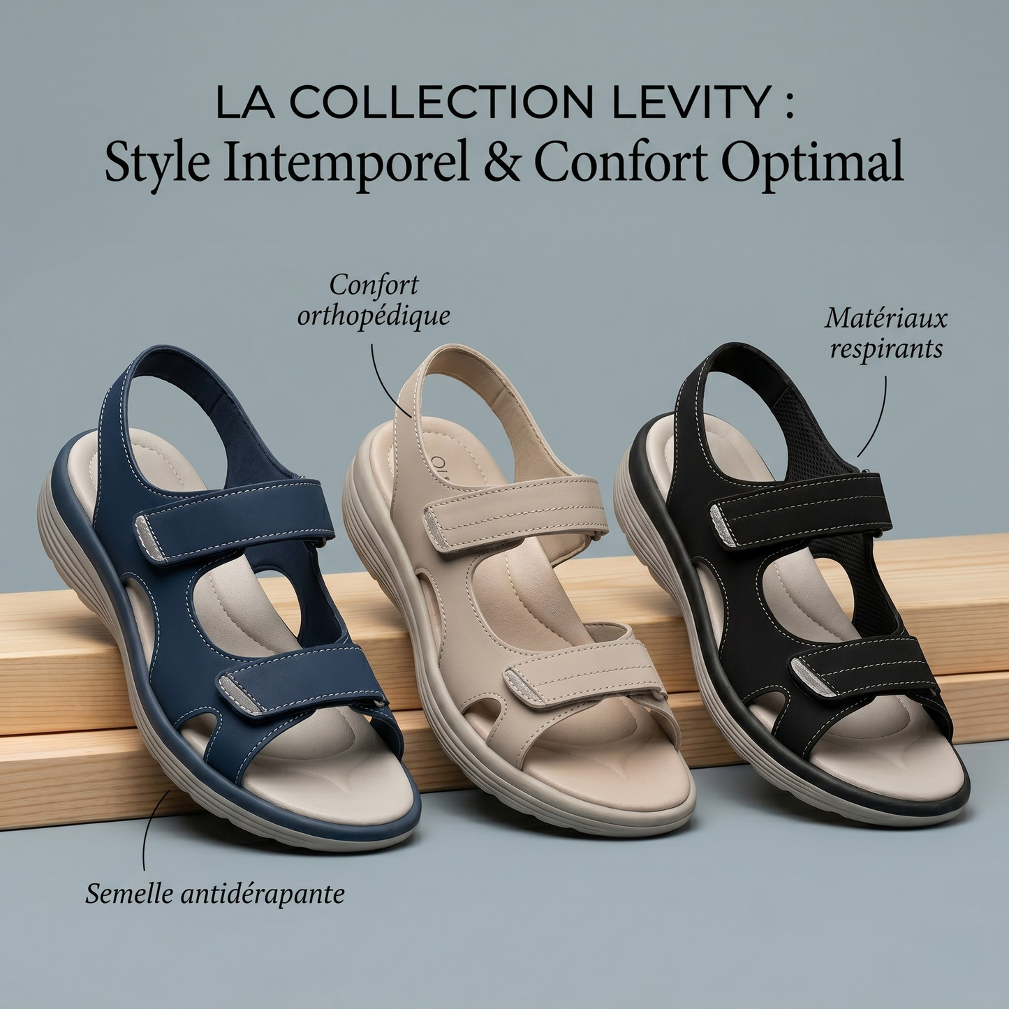 Frances | Adjustable Comfort Sandals