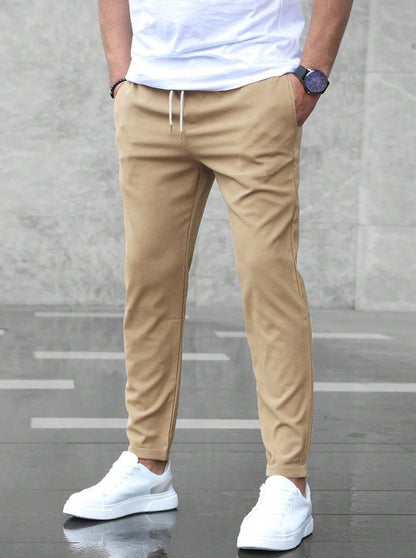 Bronko | Premium Lekkie Spodnie Casualowe Straight Leg
