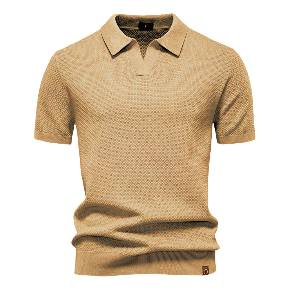 Pietro | Strukturalna Koszulka Polo