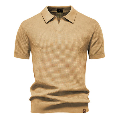 Pietro | Strukturalna Koszulka Polo