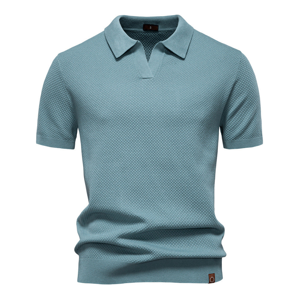 Pietro | Strukturalna Koszulka Polo