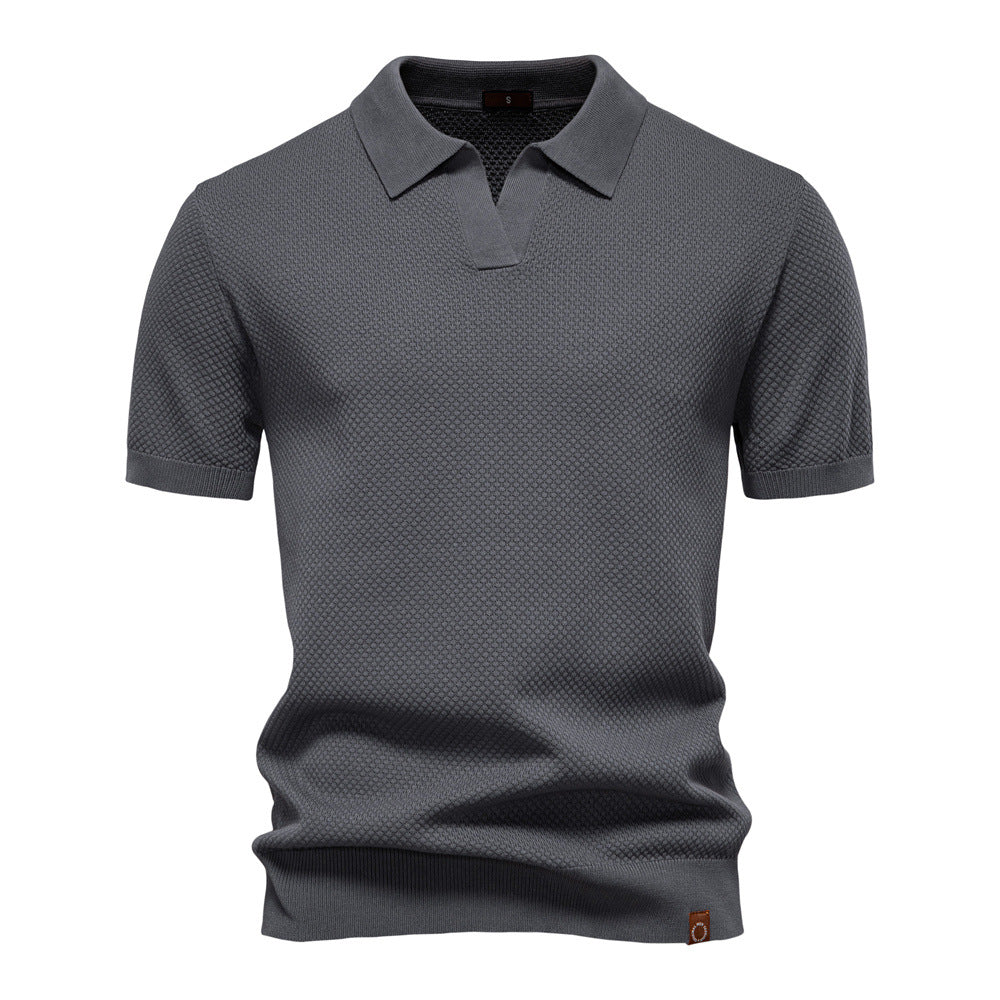 Pietro | Strukturalna Koszulka Polo