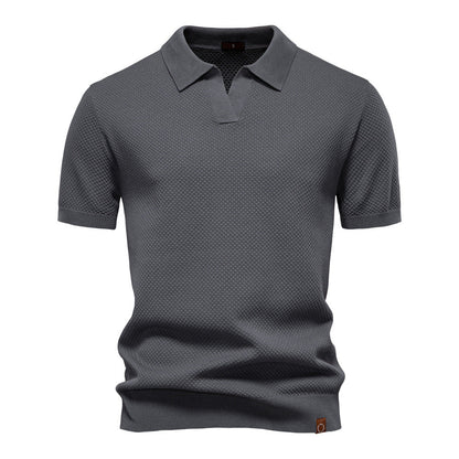 Pietro | Strukturalna Koszulka Polo