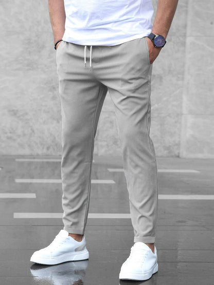 Bronko | Premium Lekkie Spodnie Casualowe Straight Leg