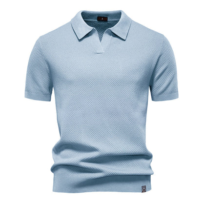 Pietro | Strukturalna Koszulka Polo