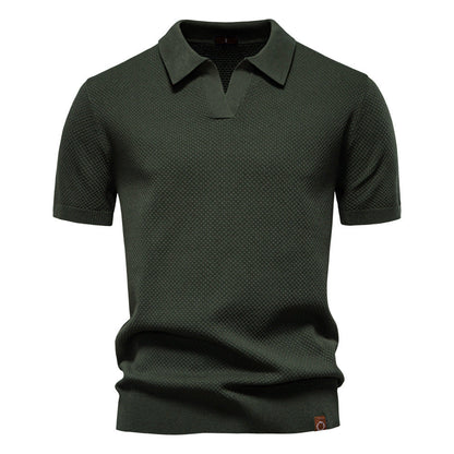 Pietro | Strukturalna Koszulka Polo