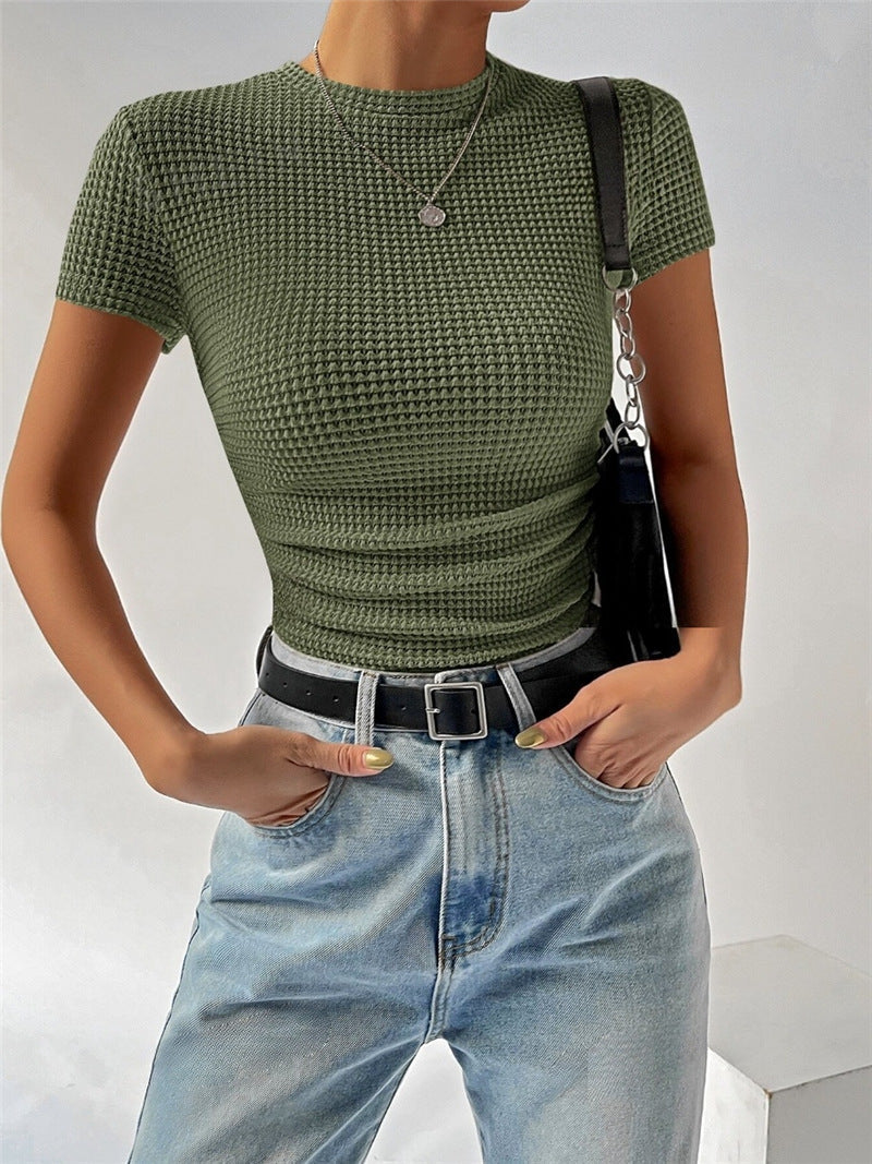 Naomie | Elegancki Dopasowany T-Shirt