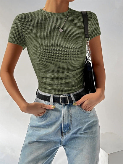 Naomie | Elegancki Dopasowany T-Shirt