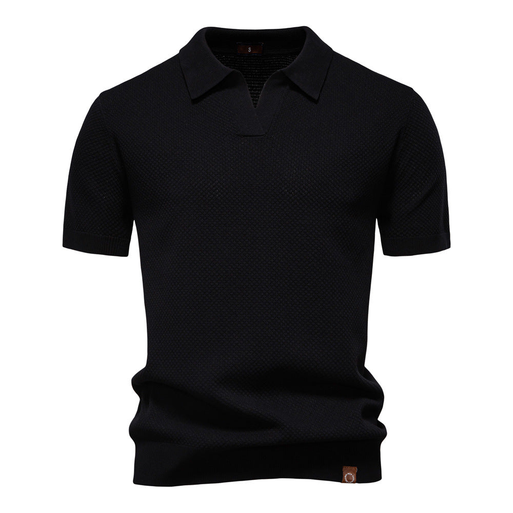 Pietro | Strukturalna Koszulka Polo