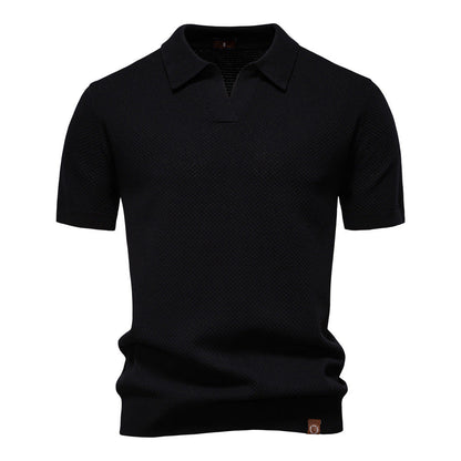 Pietro | Strukturalna Koszulka Polo