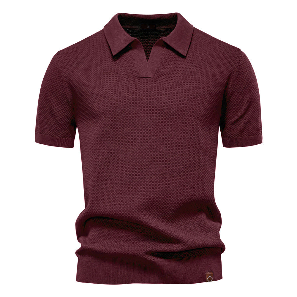 Pietro | Strukturalna Koszulka Polo