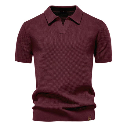 Pietro | Strukturalna Koszulka Polo