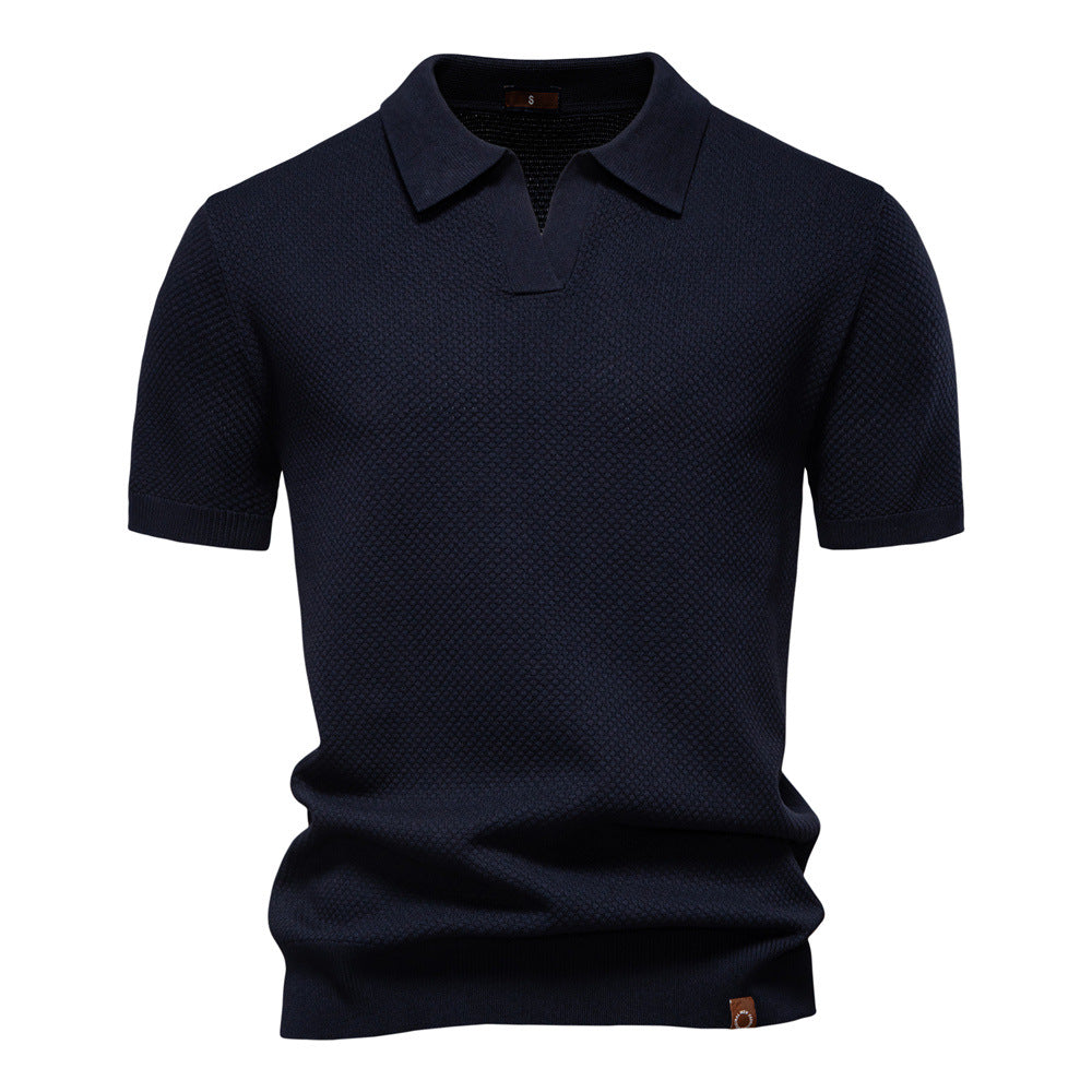 Pietro | Strukturalna Koszulka Polo