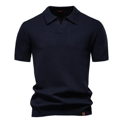 Pietro | Strukturalna Koszulka Polo