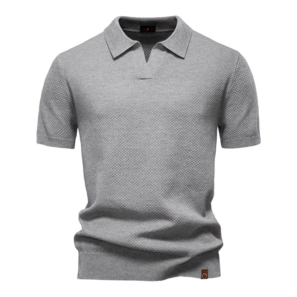Pietro | Strukturalna Koszulka Polo