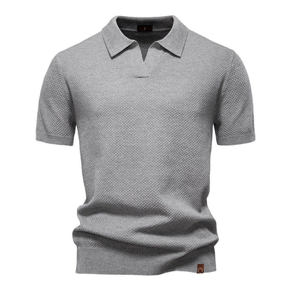 Pietro | Strukturalna Koszulka Polo