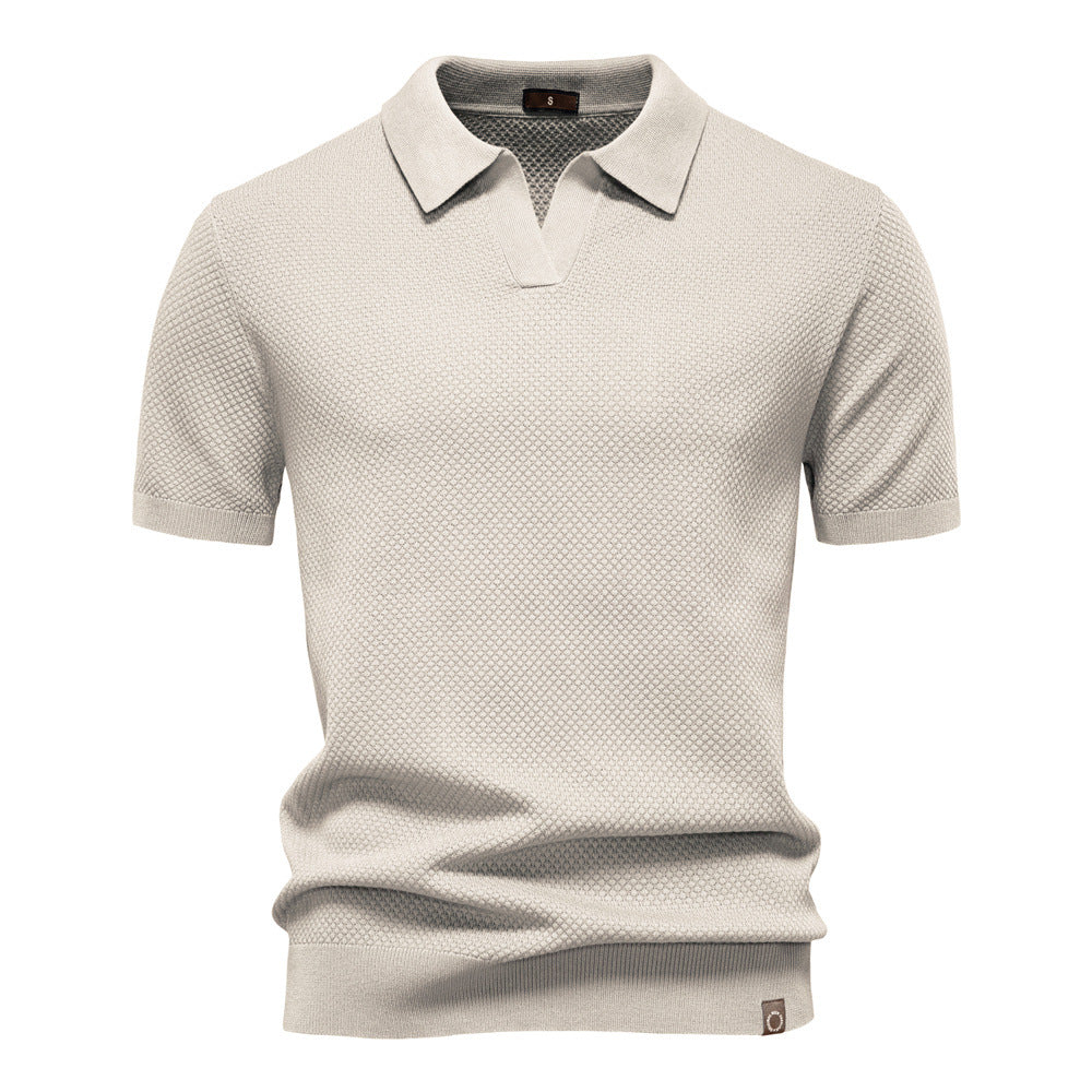 Pietro | Strukturalna Koszulka Polo