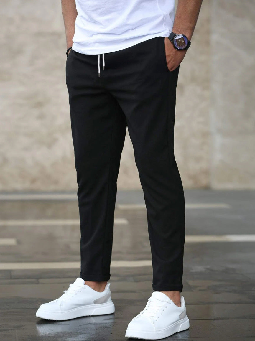 Bronko | Premium Lekkie Spodnie Casualowe Straight Leg