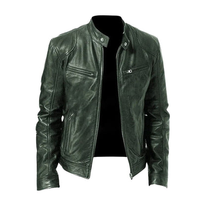 Harlan | Classic Leather Jacket