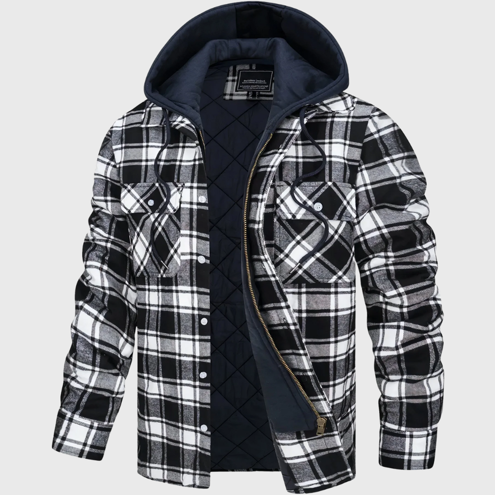 Elias | Quilted hooded jacket